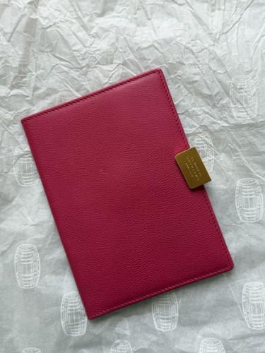Smythson pink leather passport - smythson,
