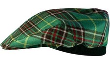 Mens Tartan Flat Cap