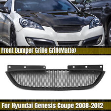 Front Bumper Grill Grille For Hyundai Genesis Coupe 2008-2012 2011 Matte Black