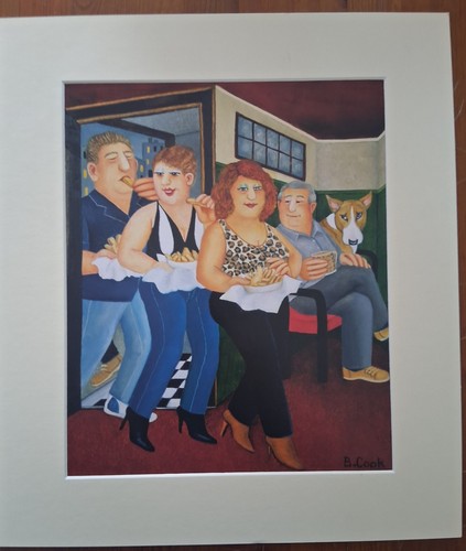Beryl cook mounted print - mounted,