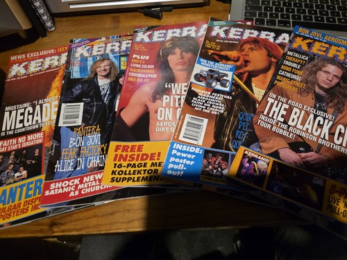 Kerrang magazine bundle 5 - kerrang, of