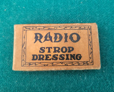 RARE 1920s-30s Radio Strop Dressing, Razor Blade Sharpener, Box & Contents- RARE