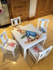 Childrens Peter Rabbit Table & Chair Set