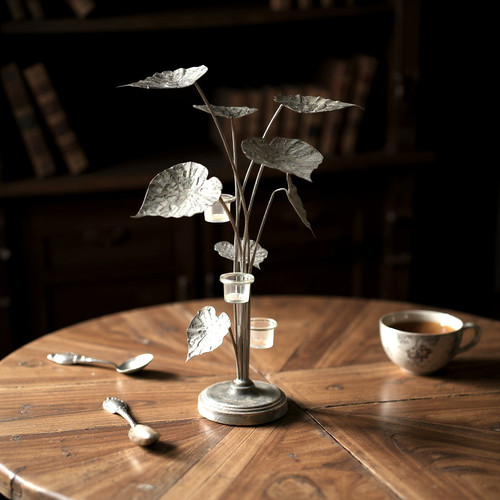 Flower shaped candelabra - shaped,