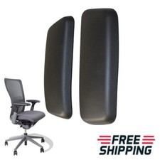 For Haworth Zody Chair 1 Pair of Black or Grey Armrests