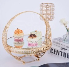Luxury Gold Cake Stand Dessert Wedding Cupcake Birthday Dessert Display Stands
