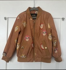 Mini Rodini Bomber Jacket Size 104-110, Age 2-3