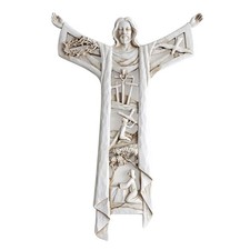 Risen Christ Last Supper Wall for Cross Hanging Decoration for First Holy Commun