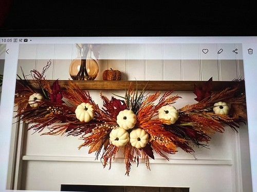 New pumpkin garland - new,