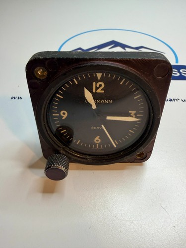 Wakmann aircraft cockpit clock - cockpit,