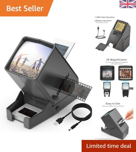 35mm slide viewer with - slide, 3x