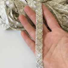 Pearl Metallic Beaded Trim