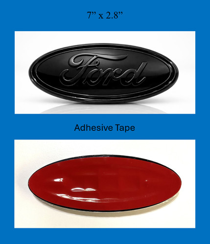 Ford inch solid black - 7",