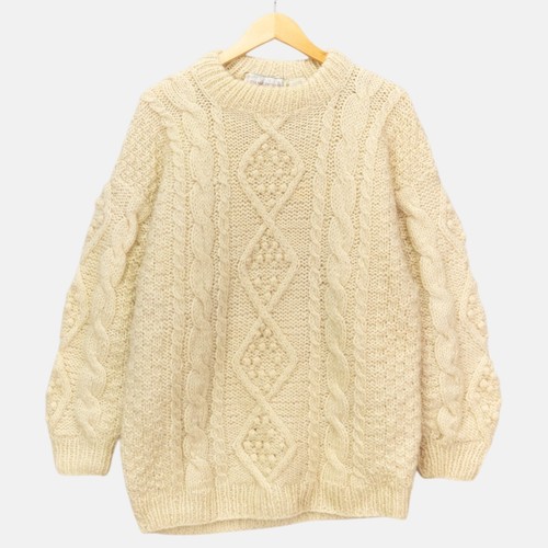 Vintage aran wool jumper mens - vintage,