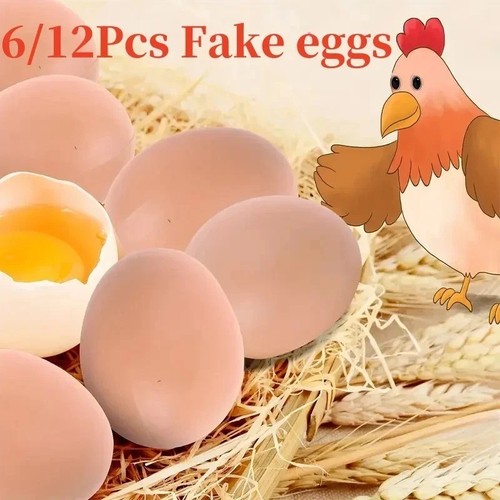 12pcs plastic fake - fake, chicken