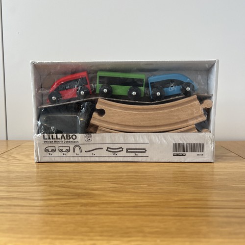 Ikea wooden train - train, set.