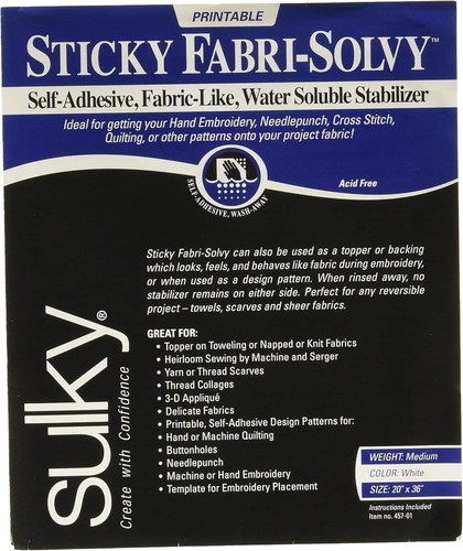Sulky sticky fabri solvy - sulky,