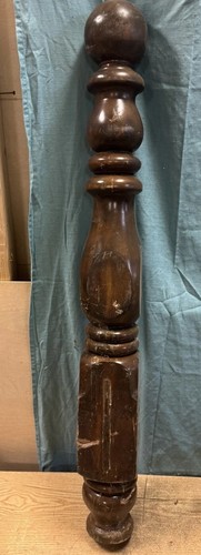 Vtg salvage turned - salvage, wood