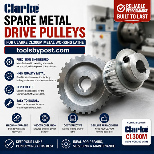 Spare metal drive pulleys for - metal,