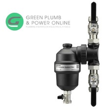 Fernox TF1 22mm Total System Filter With Lever Valves Sludge Remover Magnetic