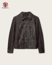 Man's Brown Vintage Collared