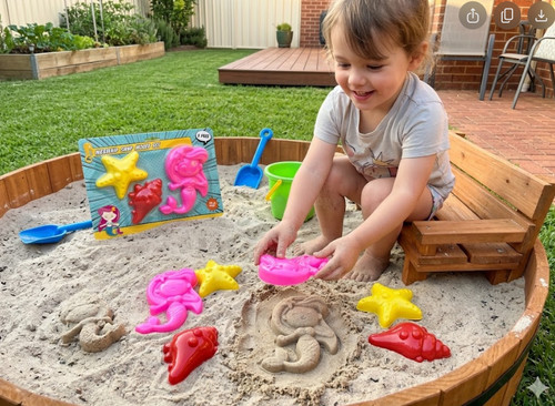 Sand moulds beach - sand,