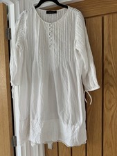 Twin set Simona Barbieri  beaded tunic dress with lace hem size medium