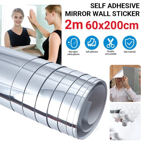Large mirror wall - wall, sticker