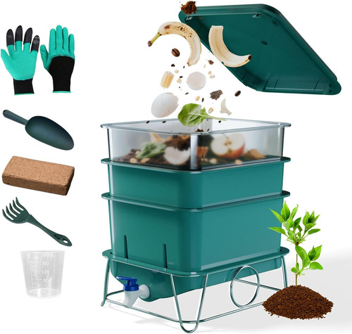 15l tray worm - 3-tray, compost