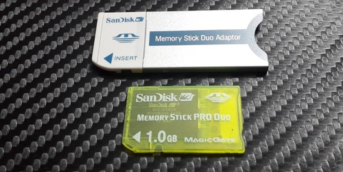 1gb memory stick pro - duo, card