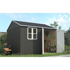 10x8FT Steel Apex Garden Shed