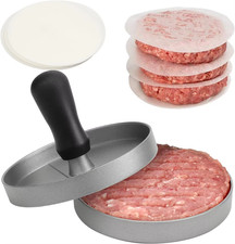 Burger Press Round Stainless
