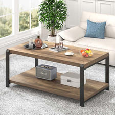 Rustic Oak Coffee Table with