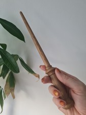 Handmade Cottage Core Whimsical Solid Oak Wood Magic Wand