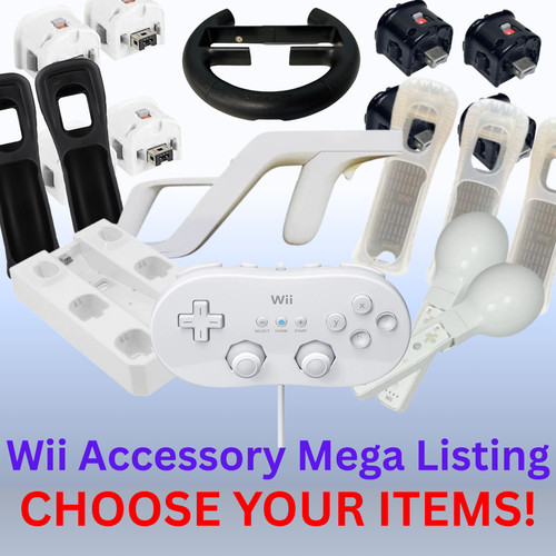 Wii accessories attachments - wii,