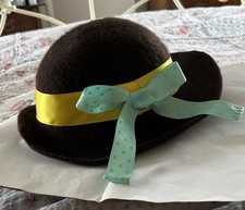 1920s Vintage Wool Felt Cloche