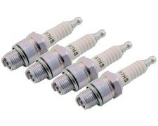 4x spark plug short thread NGK