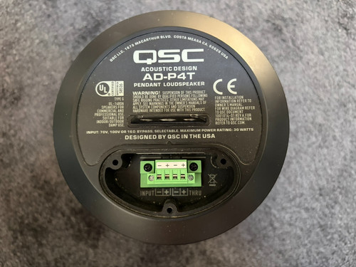 Qsc p4t pendant speaker - pendant,