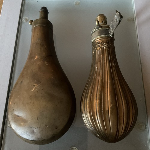 Old powder shot flasks - 2,