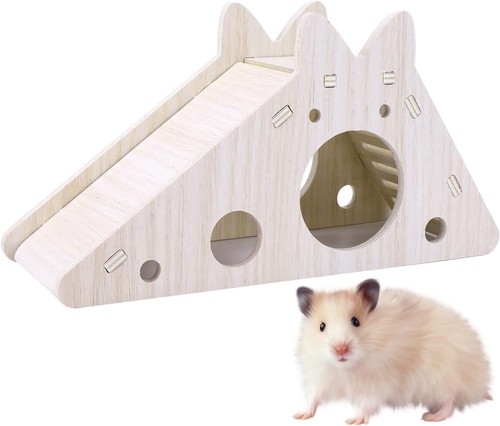 Wooden hamster playhouse - wooden, with