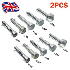 2PC Long Motorcycle Exhaust