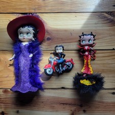Betty Boop - Westland Giftware - 3 Figurines - Used (Broke Finger) - Please Read