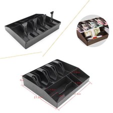 31.8*27*6cm Cash Register Money Tray Locking Cashier Storage Box Money Drawer UK