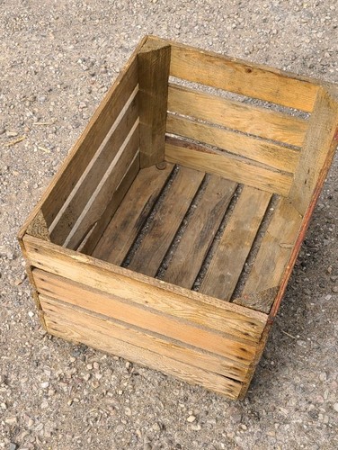 Wooden crates vintage apple - crates,