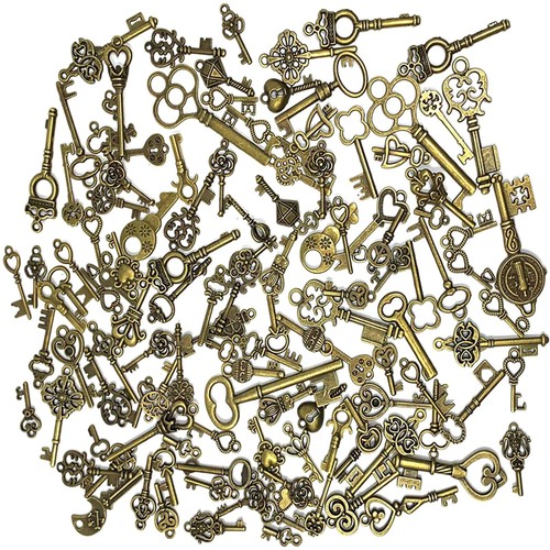 125pcs old vintage antique - 125pcs,