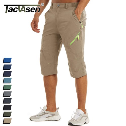 Men capri cargo shorts - 3/4,