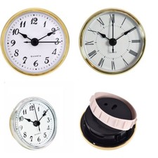 70mm Quartz Clock Insert Gold