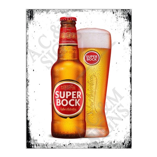 Metal tin sign plaque - metal,