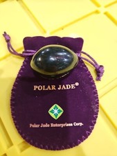 Healing Stone, Jade Real Nephrite Jade, Predrilled Jade Yoni Egg, Medium Size