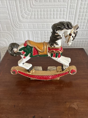 Vintage cast iron rocking - cast,